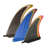NEW Longboard Fin Fiberglass 6/7.5/8/8.5/9.5inch Single Fin  Surf Fins For Sup Central Surf Fin Multicolor Surfboard Fin quillas 1