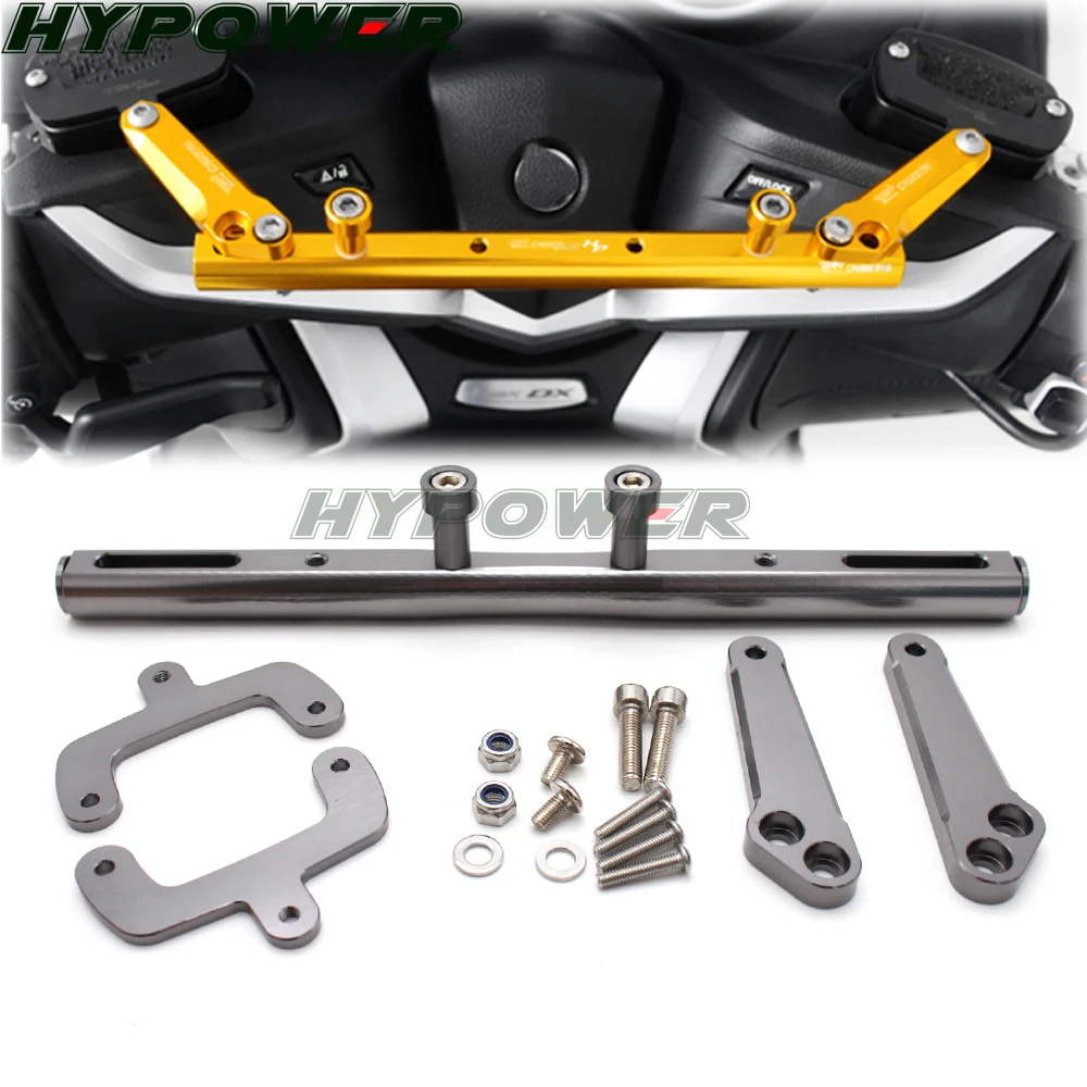 

Многофункциональный кронштейн из алюминиевого сплава для Yamaha tmax530 12-17 CNC, поперечная панель, GPS-навигация
