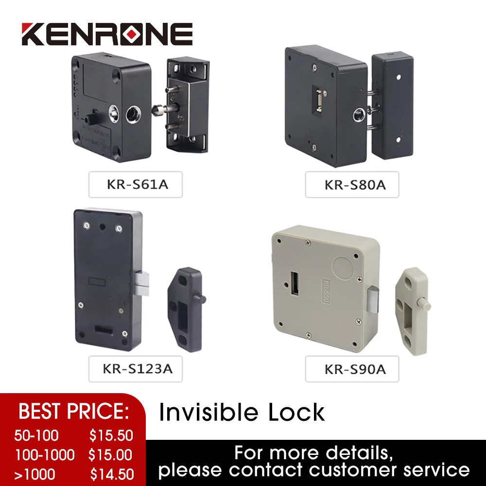 

KENRONE Drawer Cabinet Lock Smart RFID Keyless Swipe for Gyms Storage Locker