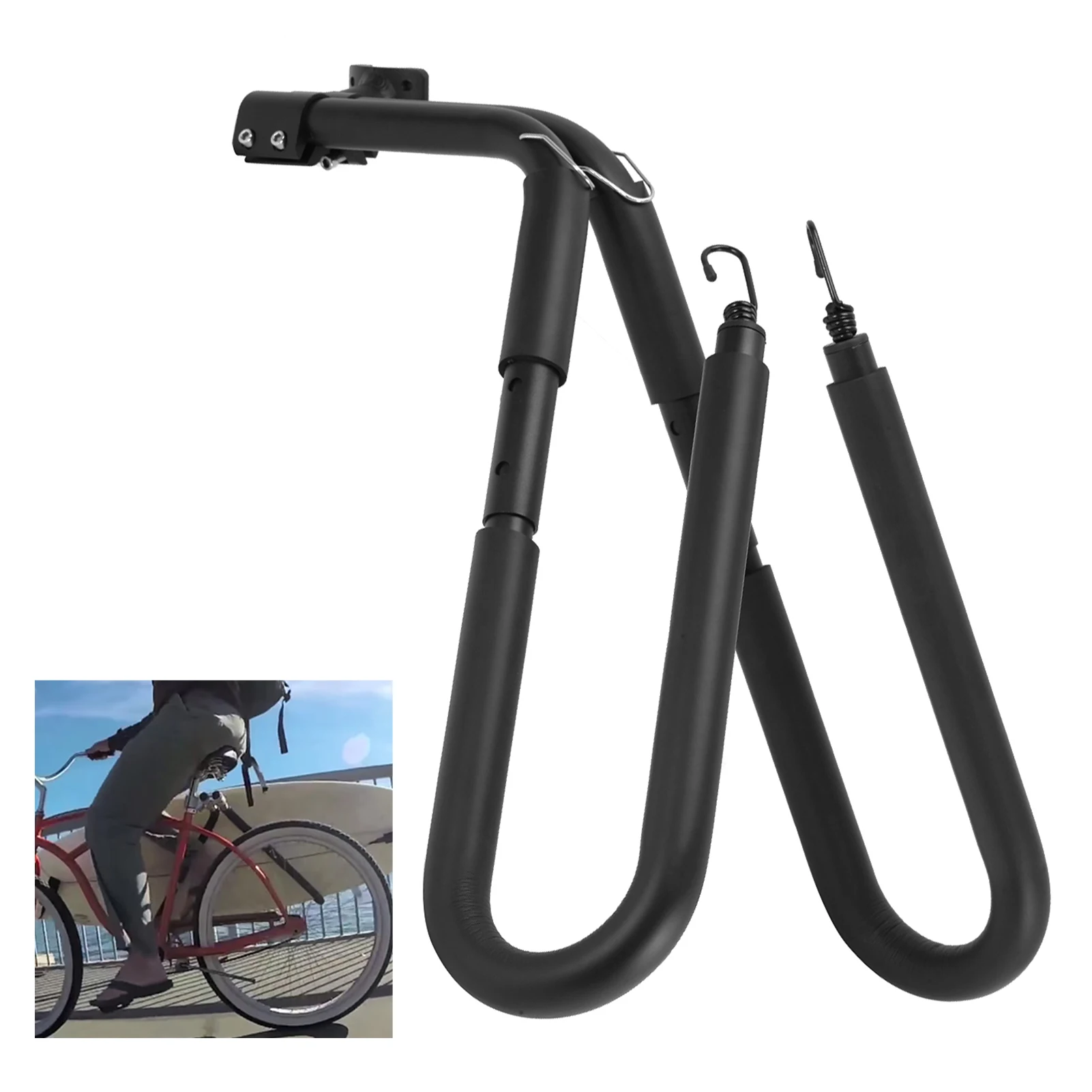 

Aluminum Alloy Surfboard Bike Rack Bicycle Surfing Board Carrier Rack Holder Bicycle Surfboard Holder SUPBoard Bike-Side Holder