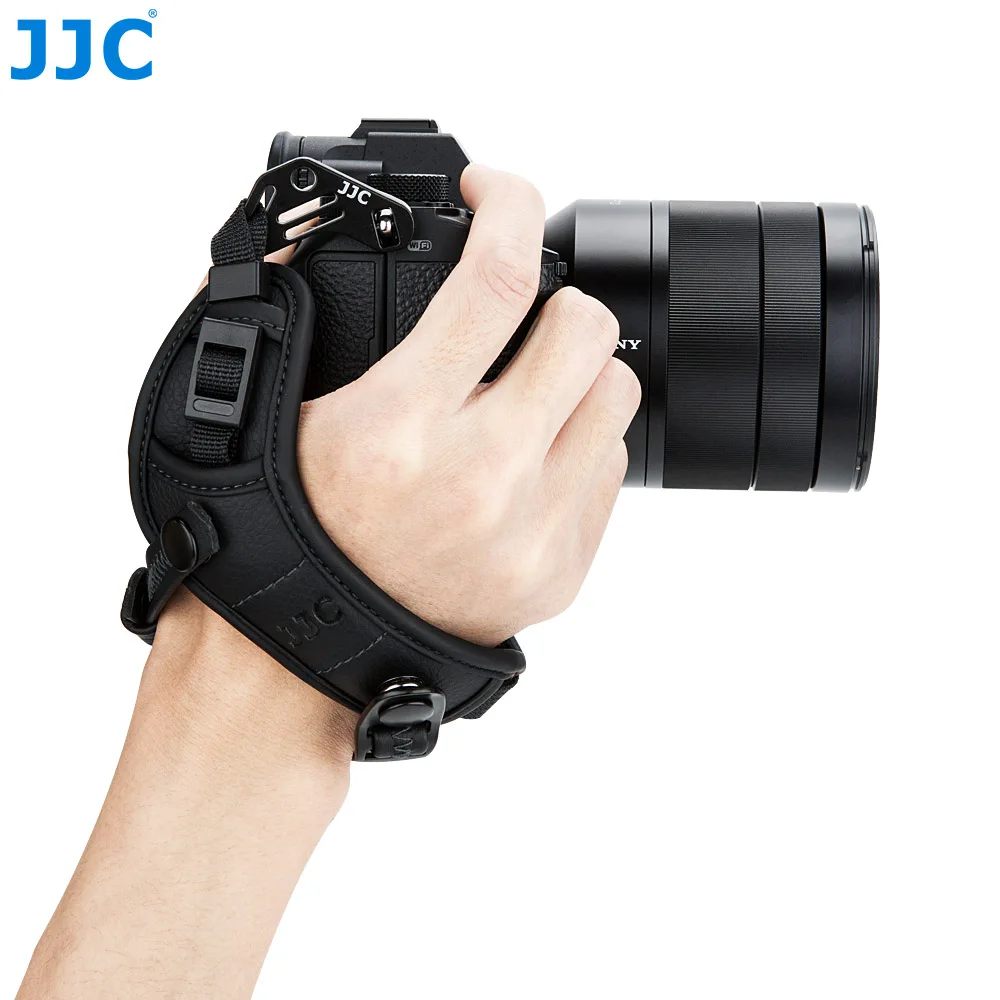 Pentax Samsung Nikon Olympus Panasonic Sony Fujifilm JJC High Quality Black Neoprene Anti-Slip Camera Neck Strap for Canon