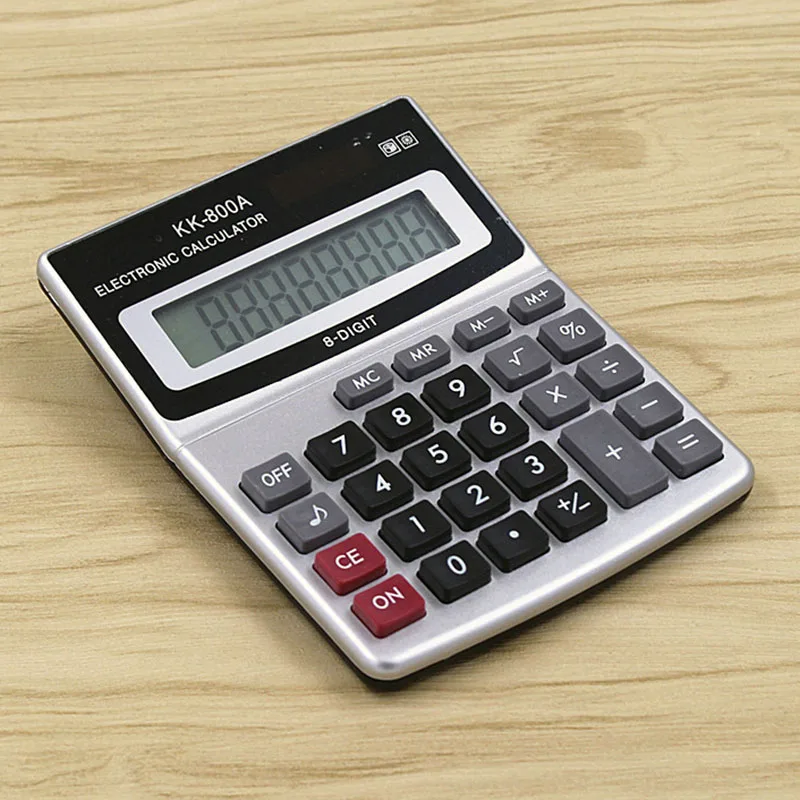 Metal Desktop Calculadora Fonte Grande a Business Computer Office Supplies Fabricante Atacado Kk800a