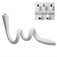 Support mural pour moniteur de bébé, support mural en gel de silice, sans trou, pour berceau, tige de tuyau, torsion Flexible et réglable 1