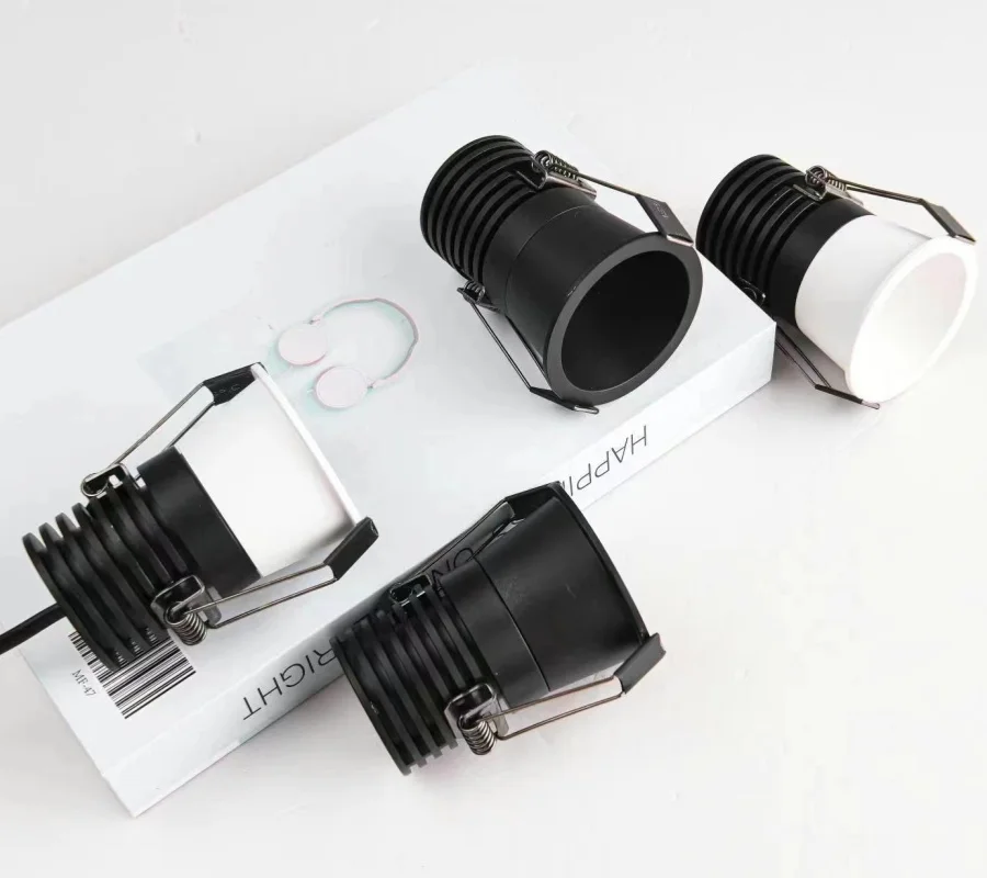 Mini anti-glare small spot light hole 35MM 55MM bedroom living room atmosphere light can be dimmable COB ceiling led ceiling light ceiling light dimmable spotlights