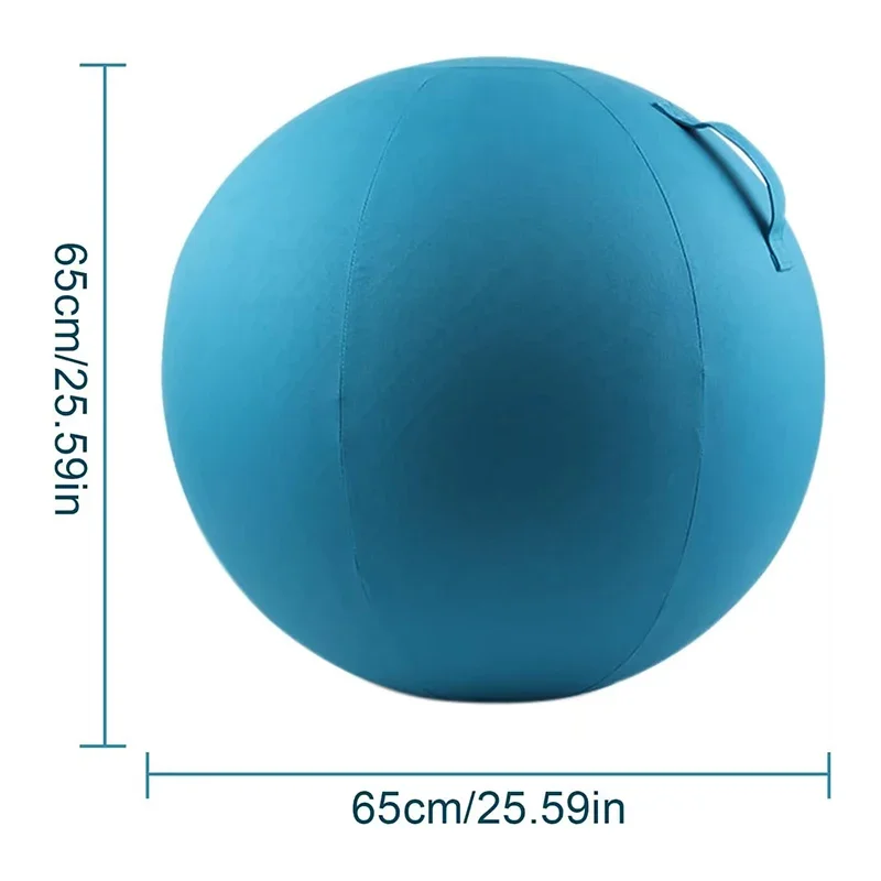 65CM Yoga Ball Dustproof Cover Anti-Slip Cotton Anti-Static Absorb Sweat Yoga Fitness Accessories Ball Cover For Protective Case