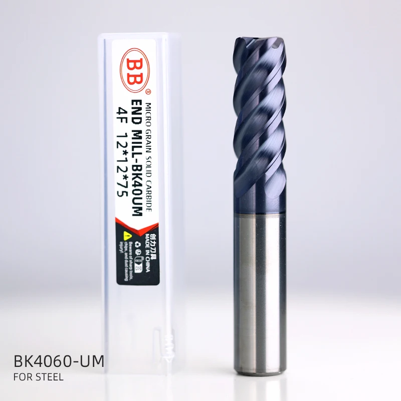 BB 엔드 밀 커터 도구, CNC 고경도 고체 카바이드 트로코이드 가공 피드, 티타늄 합금 SUS 스테인레스 스틸 흑연