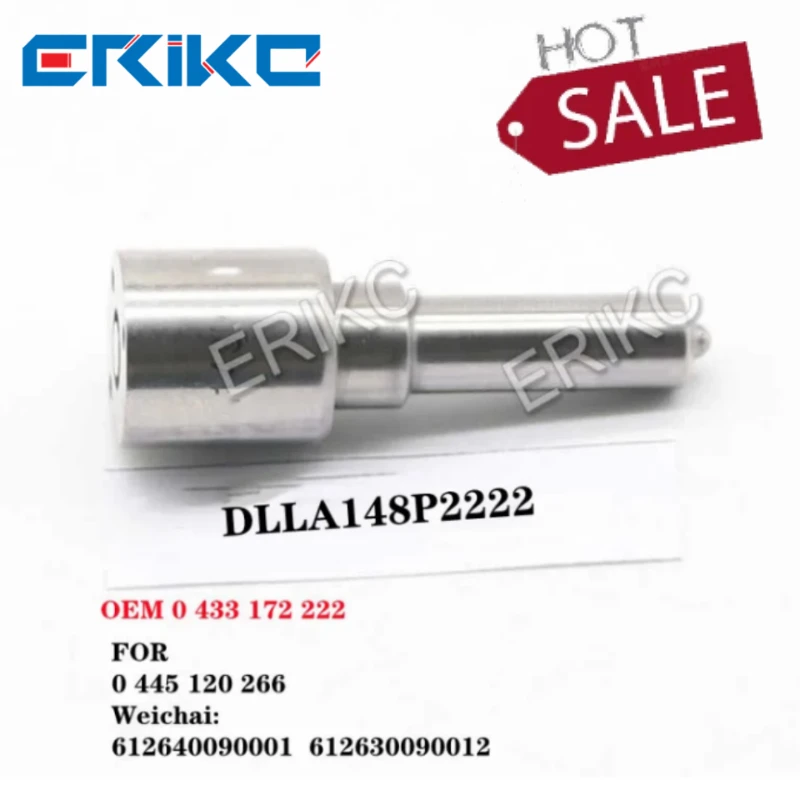 

ERIKC DLLA148P2222 сопло DLLA 148 P2222 OEM 0 433 172 222 для 0445120266 Weichai: 612640090001 612630090012
