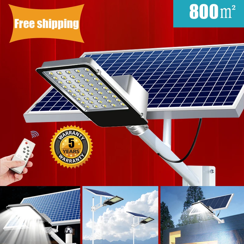 Solar LED Light Outdoor Solar Spotlights Garden House Remote Control