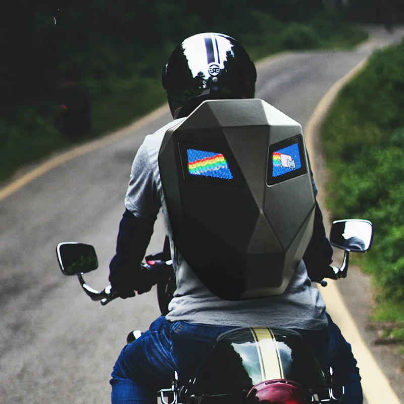 LOY Iron Man Riding Motorcycle Backpack / LED Motorcycle Backpack