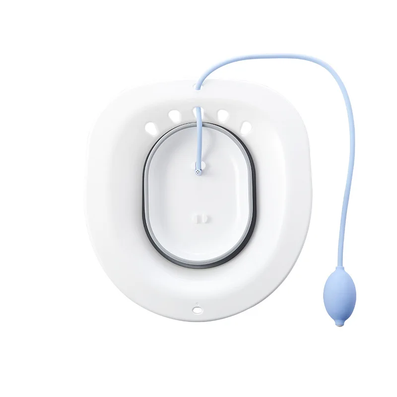 Sits Bath for Hemorrhoids, Sits Bath for Toilet Seat, Postpartum Care, Sits Bath Kit for Women, Collapsible, Flusher Hose