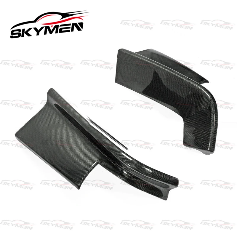 Car Styling Top Secret Style Carbon Fiber Rear Bumper Spat For Skyline R33  GTR Fiberglass Diffuer Add On TS Bumper Addon FRP Kit