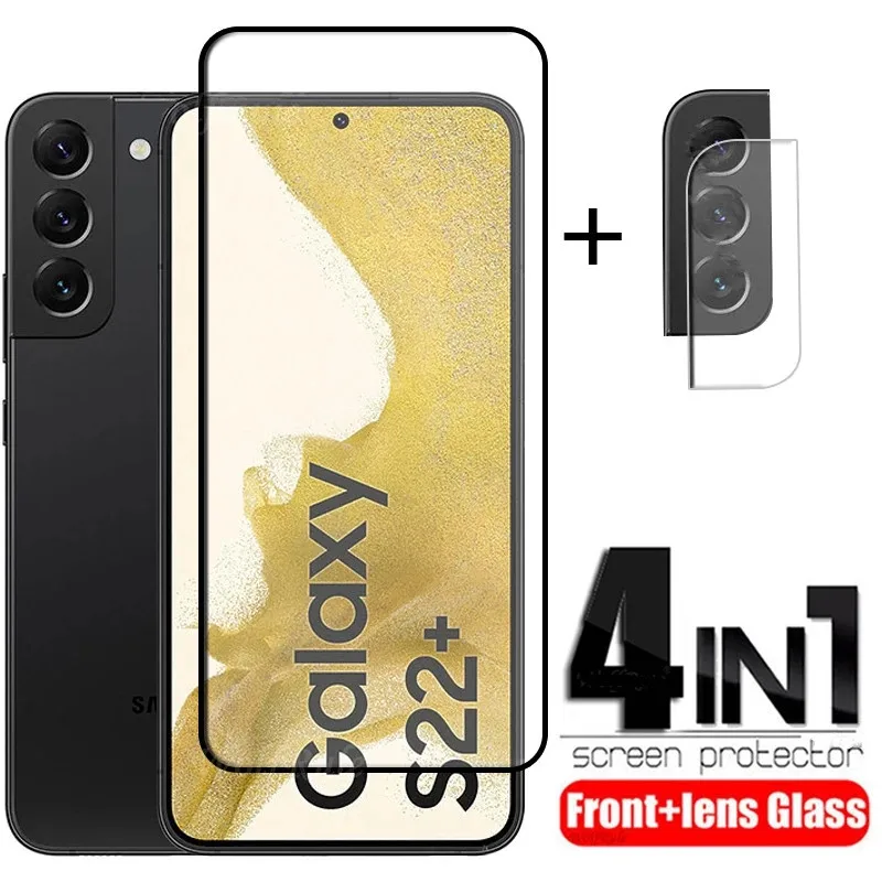 Tempered Glass For Samsung Galaxy S22 S22+ S21 S21+ Plus S20 FE Camera Lens Screen Protector Film On Sansung S21fe S20fe Glas |