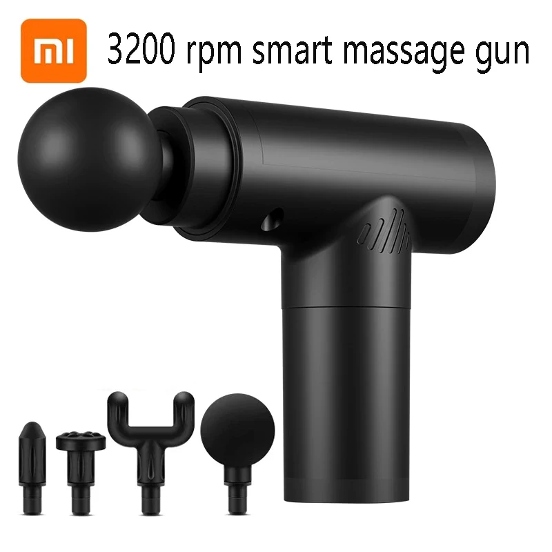 

Электрический массажный пистолет XIAOMI MIJIA, 32 скорости, пистолет для похудения, ударные массажеры для мышц, умный дом, гаджеты