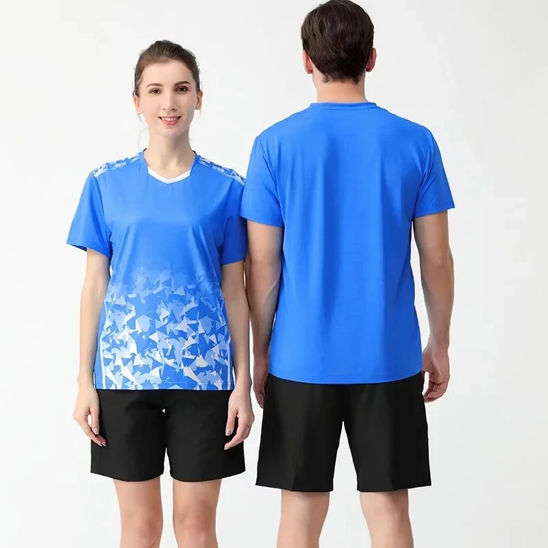Badminton Shirts Table Tennis Shirts Outdoor Running T-Shirts Fitness Gym Tennis Ping Pong Golf Unisex Men Women Kids