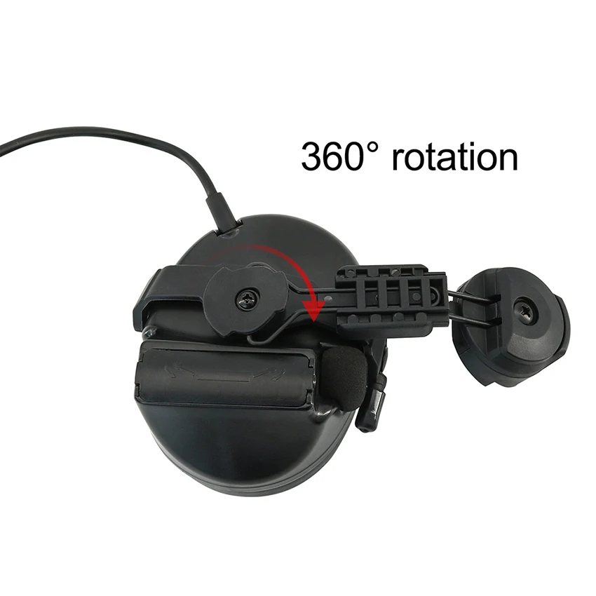 TS TAC-SKY COMTAC Tactical ARC Rail Helmet Adapter Headset Accessories For Hunting Airsoft COMTAC II III XPI Shooting Headset
