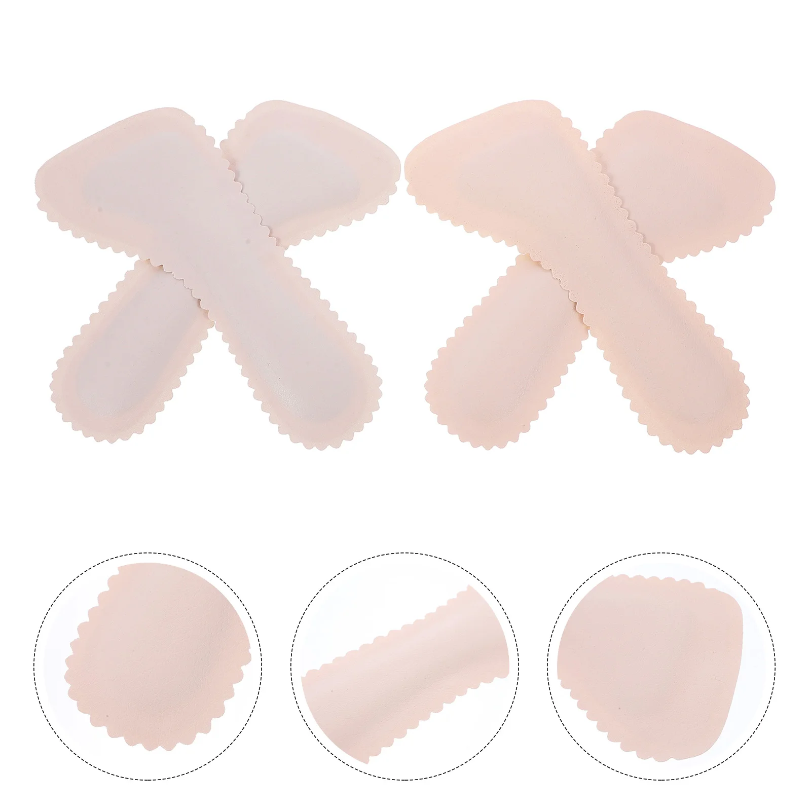 2 Pairs Cork Insoles Anti Shoe Inserts Self Adhesive Insoles Shoe Cushions