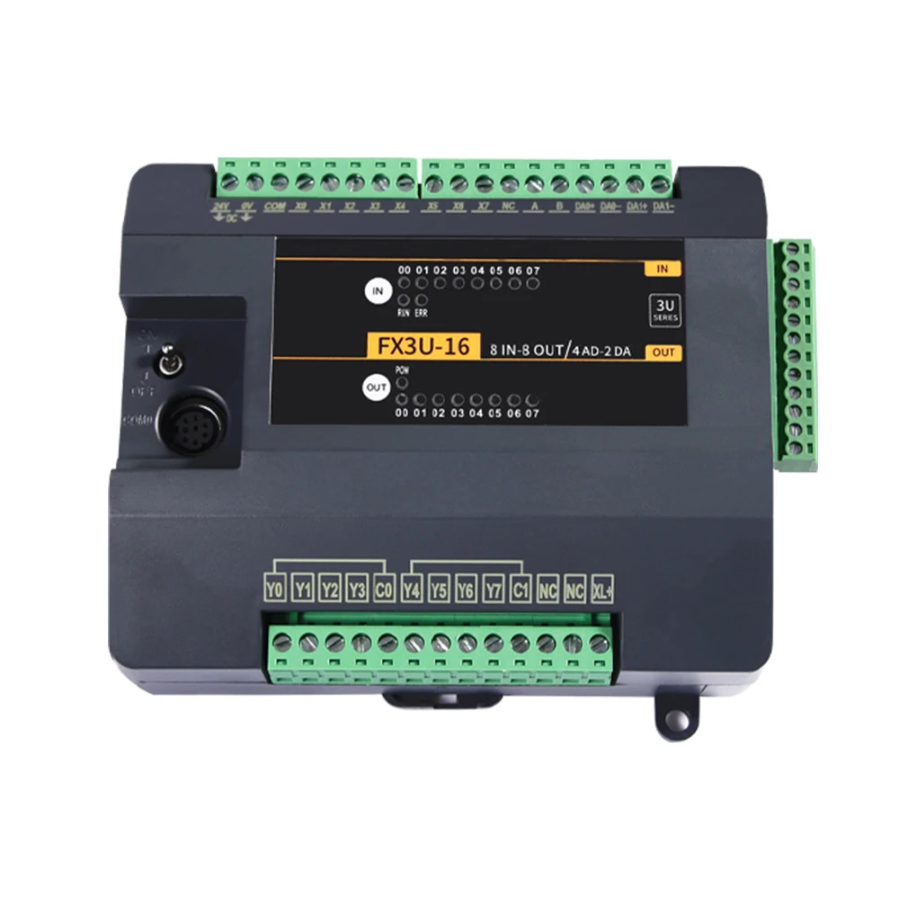 1PCS Easycon FX3U 16MT 4AD(0 10V) 2DA(0 10V) PLC Programmable Logic