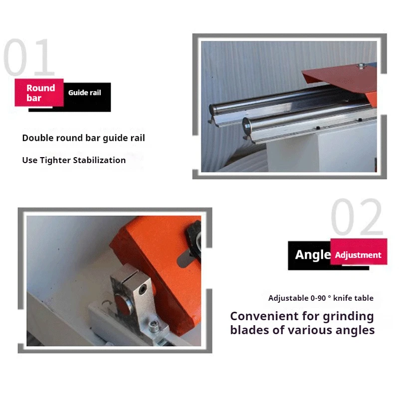Woodworking Universal Sharpening Machine High Precision Linear Electric Knife Sharpener Small Horizontal Grinding Planer 4