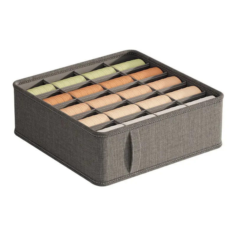 Stackable Underwear and Sock Storage Drawer Box, Underwear Storage Drawer Compartment Box  Drawer Organizer