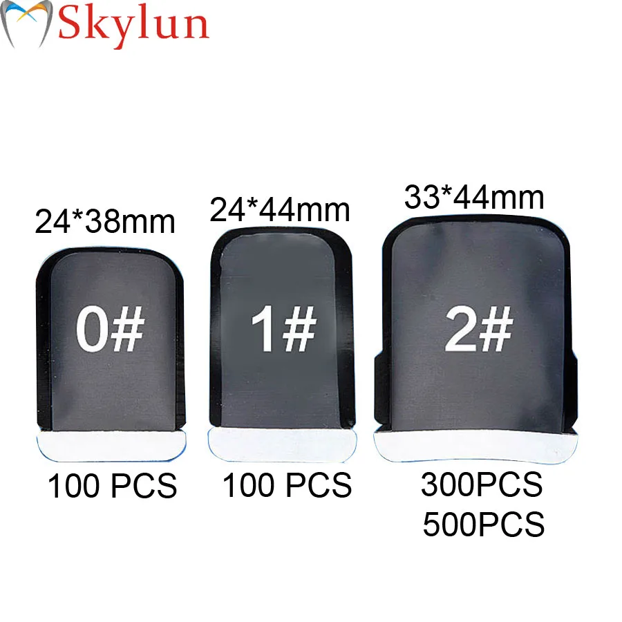 

SKYLUN Dental Barrier Envelopes Dental Bags for X ray Film 0# 1# 2# X-ray Film bags dental consumables materials SL453