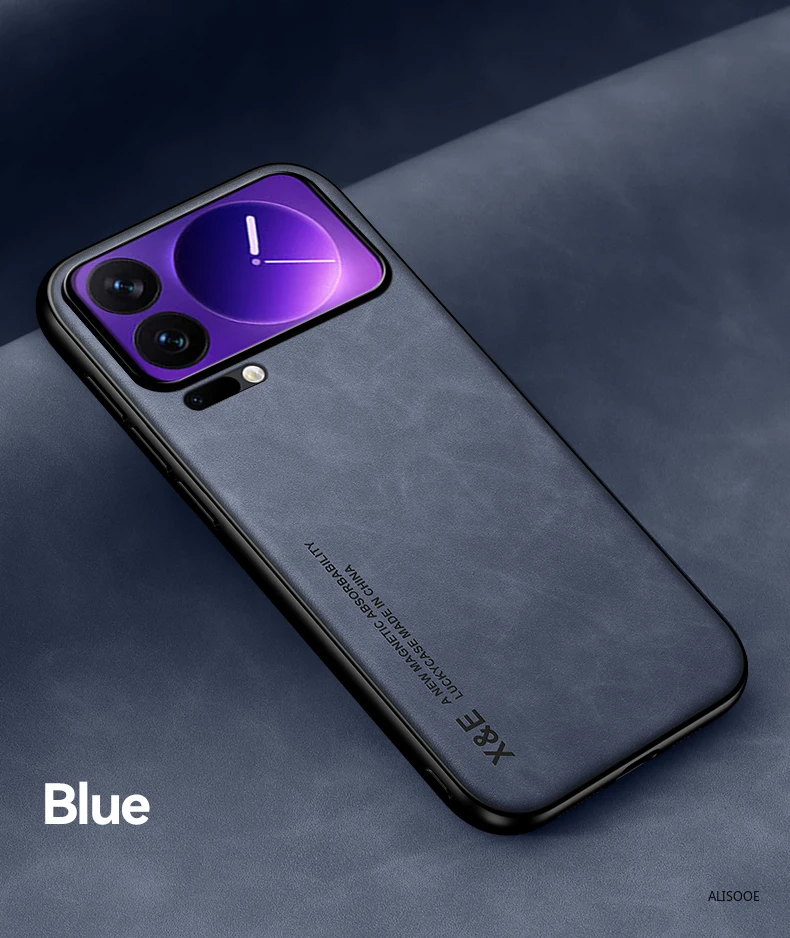 Ultra-Thin Fashion Leather Magnetic Phone Cover