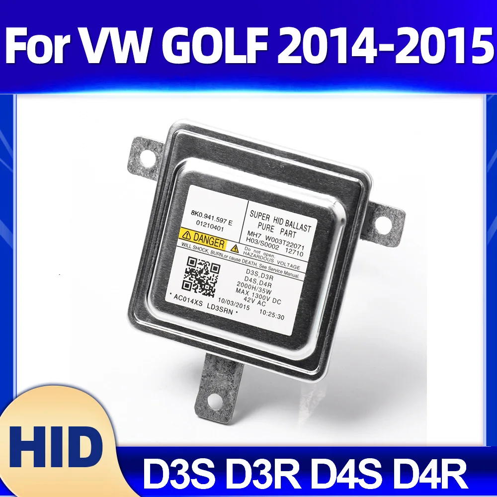 

D3S D3R Car Xenon HID Headlight Bulbs Ballast Unit Controller Module D4S D4R HID Xenon Lamps Ballast For VW GOLF 2014 2015