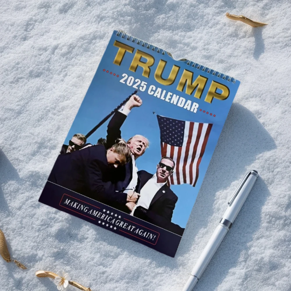 Donald Trump Desk Calendar Making America Great Again Trump Shooting Monthly Calendar Shot Planning