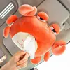 Cute Lion Cartoon Tissue Box Female Plush Decoration Items Home Car Cardboard Box Paper Towel Holder 5