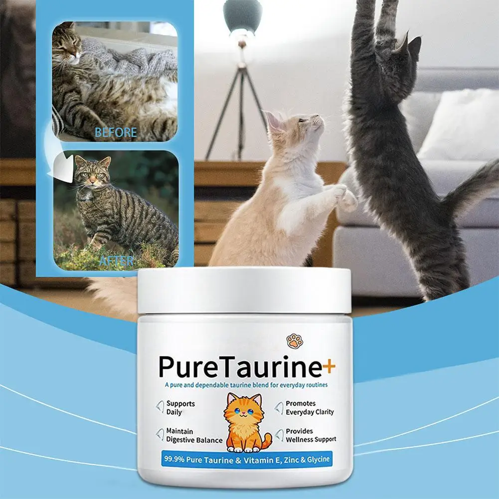 200g Cat Taurine Powder | Digestion & Immune Support