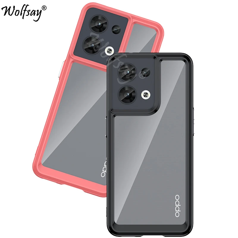 Custodia Morbida Trasparente Per Oppo Reno 8 5G Custodia Paraurti Cover Color Silicone Per Oppo Reno 8 5G Custodia Per Oppo Reno 8 7 Pro 8 Lite 7Z