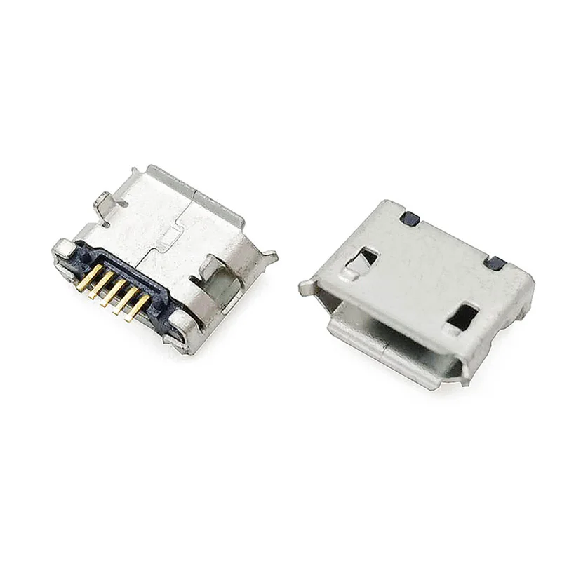 

15 шт. 5-контактный разъем Micro USB Тип B, гнездовой разъем SMD DIP, SMT PCB Jack