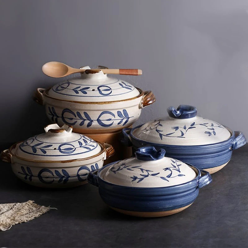 Japanesestyle Clay Casserole Household Soup Pot High Temperature Clay