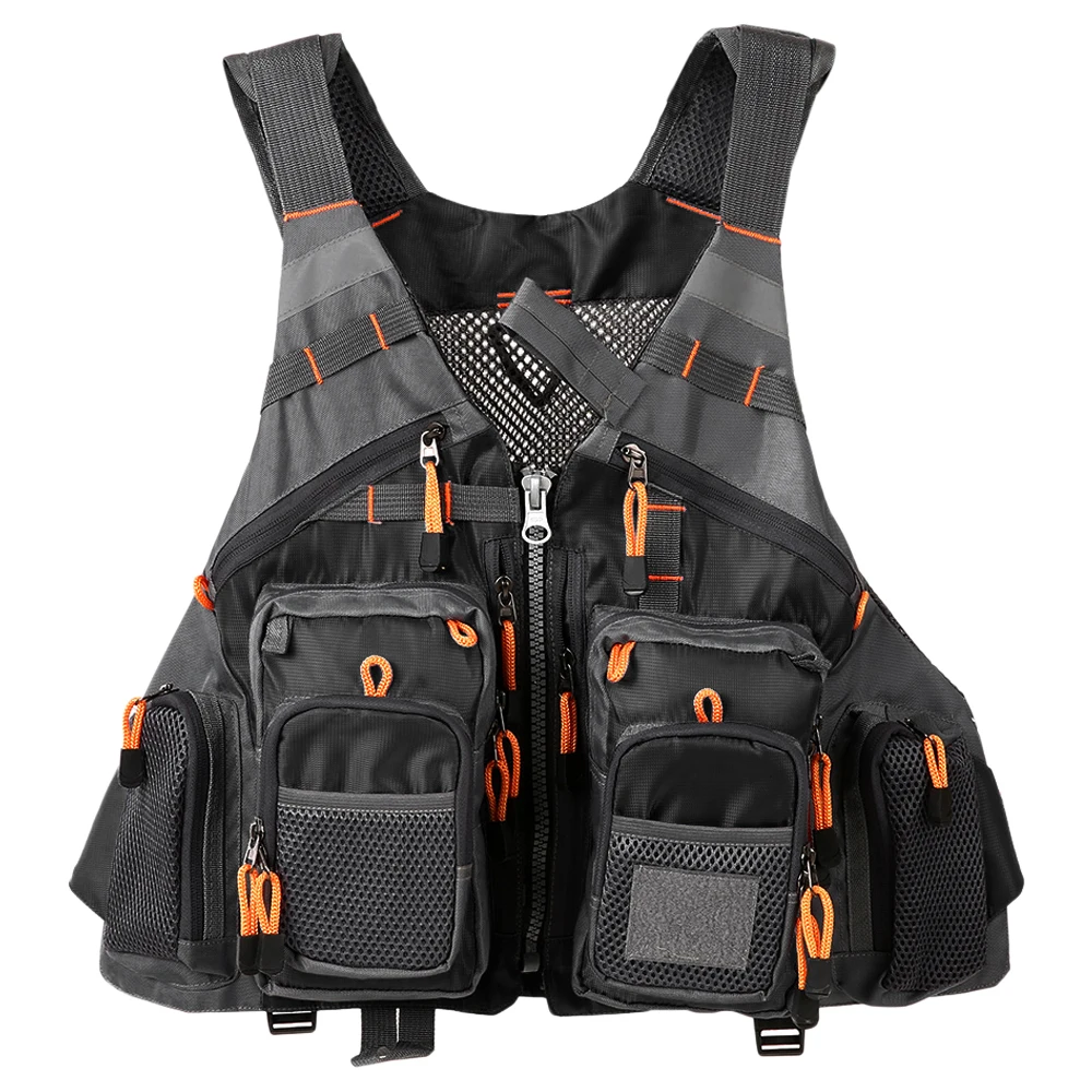 Outdoor Breathable Padded Fishing Life Vest 209lb Bearing Safety Jacket Swimming Sailing Waistcoat Floatation For Lixada fly fishing vest,fishing vest