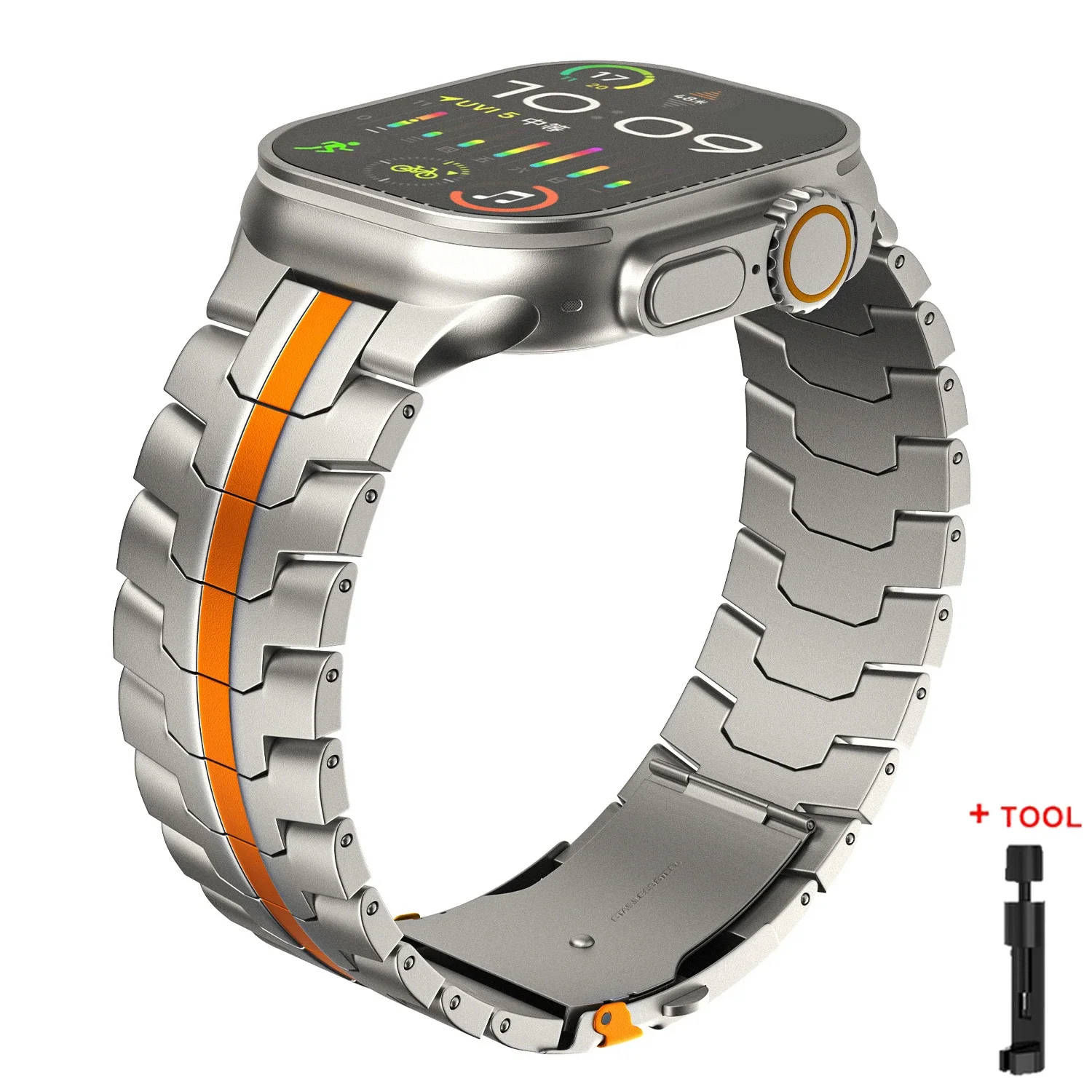 Luxury Men's Titanium Watch Strap - Premium Style Bracelet