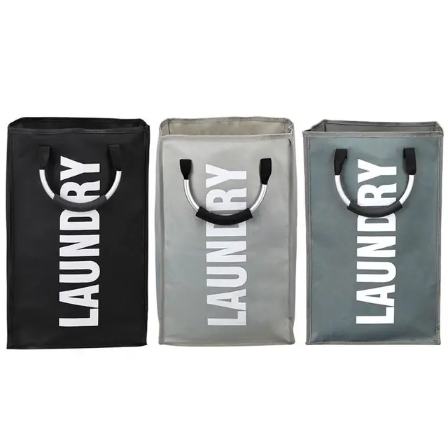 Mosodai Kosár Összecsukható Vízálló Nagy Kapacitású Oxfordi Kendő Háztartási Mosoda Tároló Táska Otthoni Szervezetek Szervezőinek - Image 4