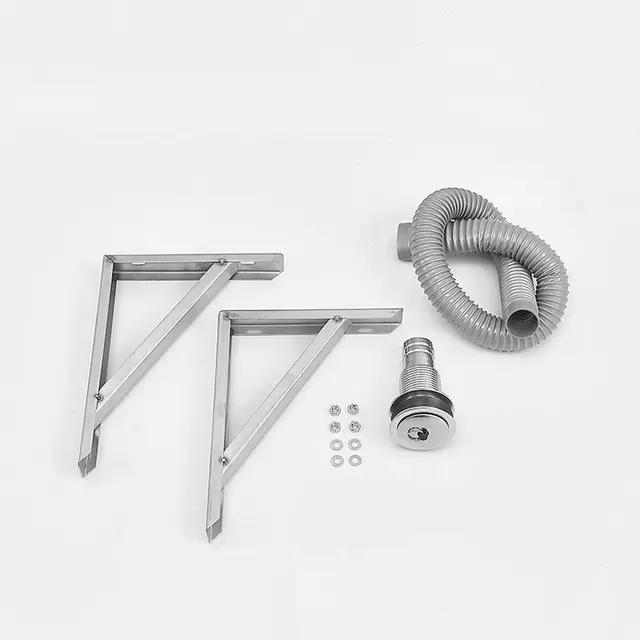 ติดผนังเหล็กสแตนเลส304ห้องน้ำอ่างล่างหน้าอ่างล้างจานสามเหลี่ยม Bracket และชั้นวางของ 5