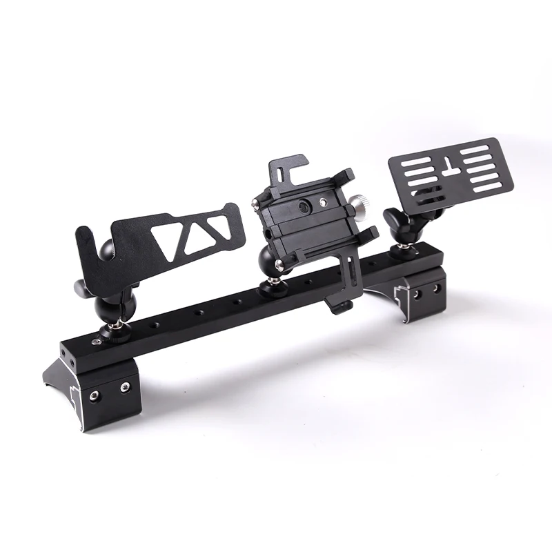 LLKUANG Center Console Phone/Walkie Talkie Mount For Toyota FJ Cruiser 2007-2021 - Aluminum Alloy Dash Bracket