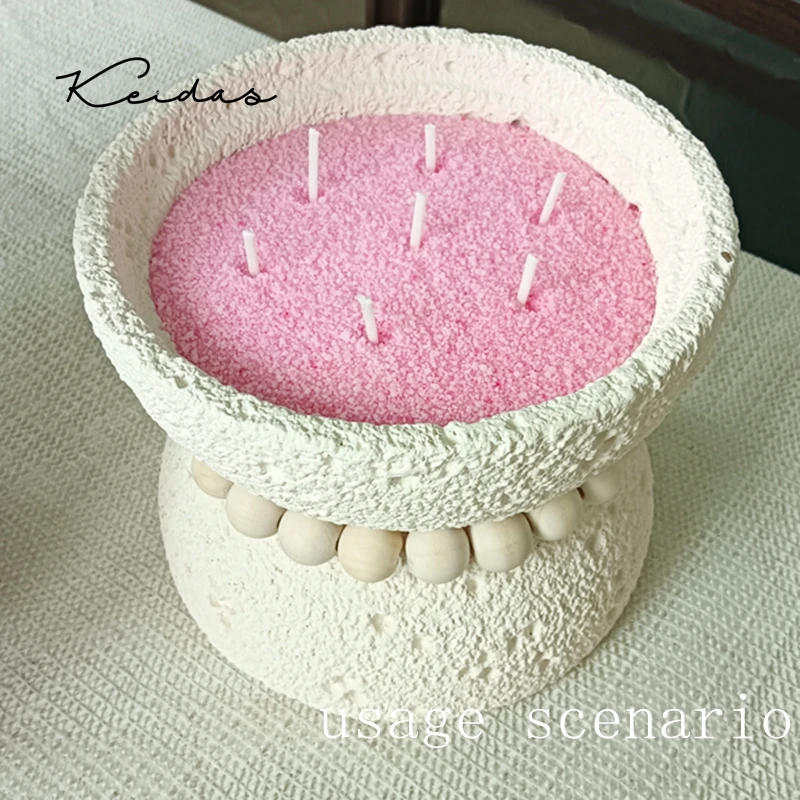 Candle Making Tools 35ply 6cm Pearled Cotton Wick for Scented Candle Number Shape Sand Wax Wick for Fragrance