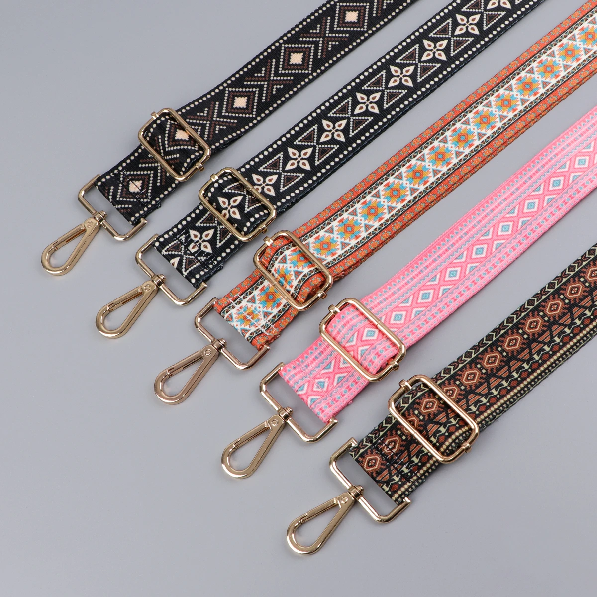 

Bohemian Style Shoulder Straps Adjustable Widening Elegant Women Belt Straps Single Bag Chain Travel Fashionable Bag Accessories