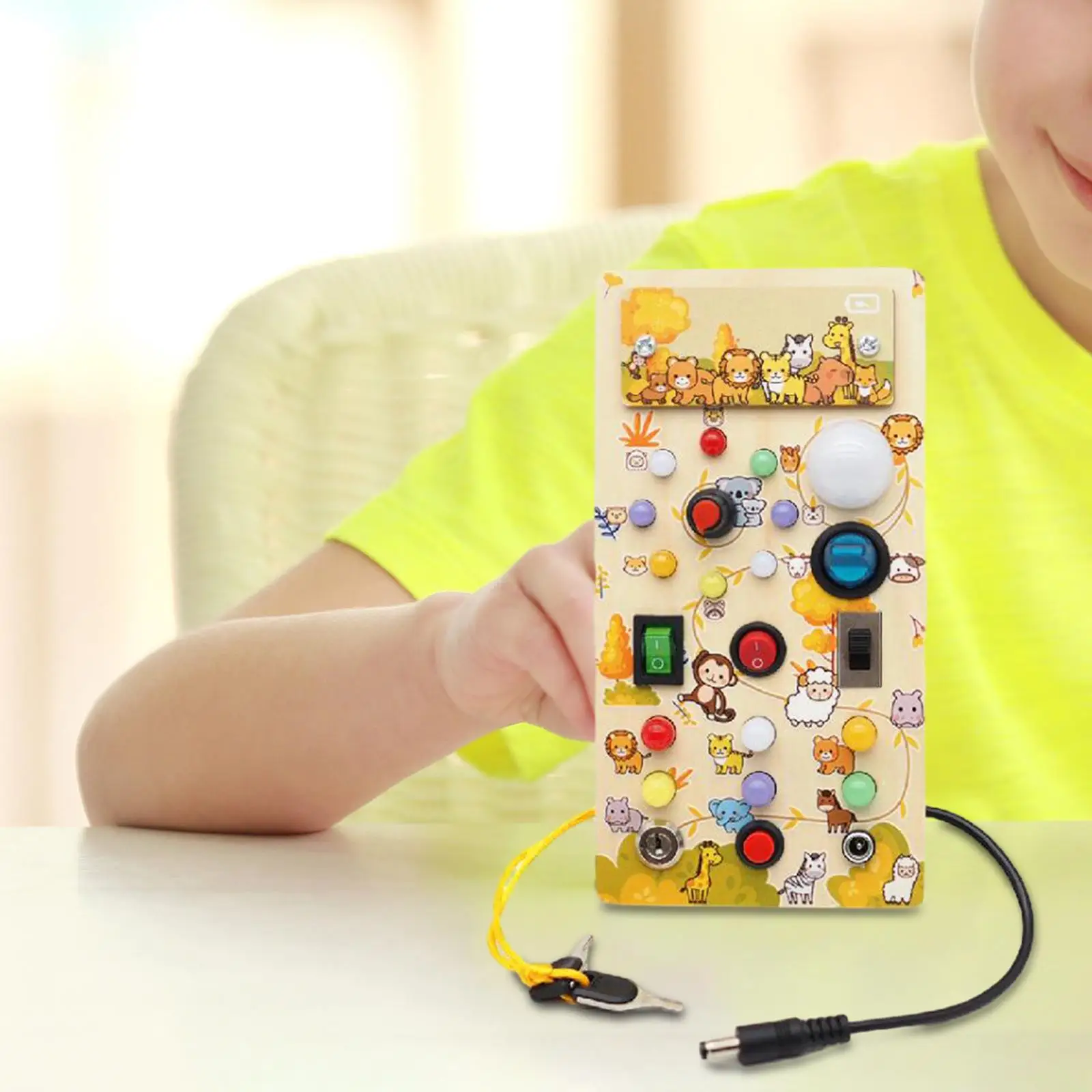 

LED Busy Board Travel Toy for Holiday Present Celebrations Christmas Gift