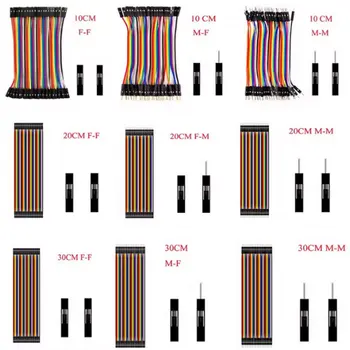 2.54mm40PIN 10/20/30CM Dupont Line Male to Male Female to Male Female to Female Jumper Dupont Wire Cable for R3 DIY KIT 1