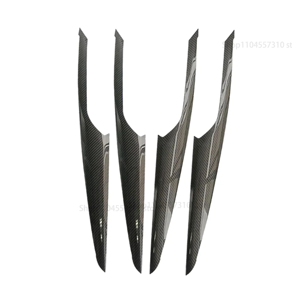 4pcs 탄소 섬유 인테리어 액세서리 BMW X3 G01 2023up 용 내부 도어 핸들 패널 장식 커버 트림