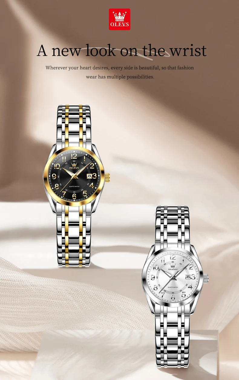 OLEVS 3666 Orologio da Donna - Dettaglio cinturino