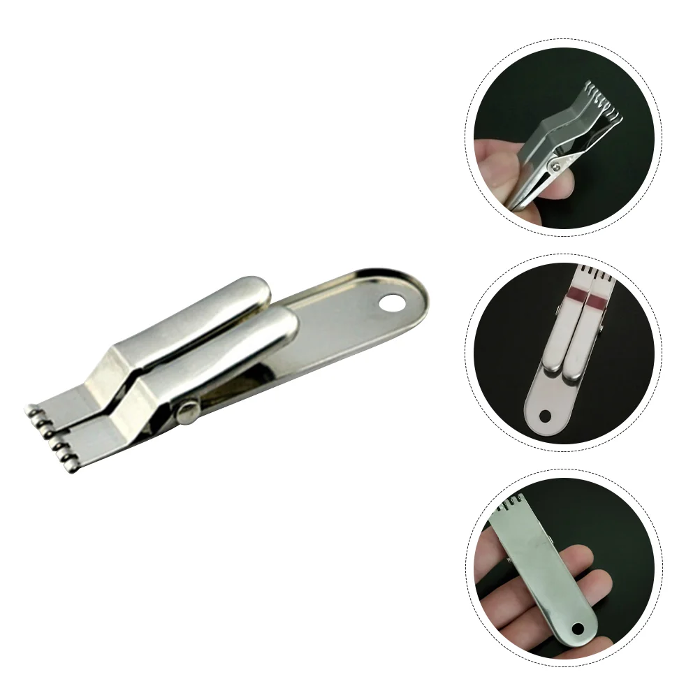 

6Pcs Bait Red Worm Clamps Professional Maggots Hook Clamps