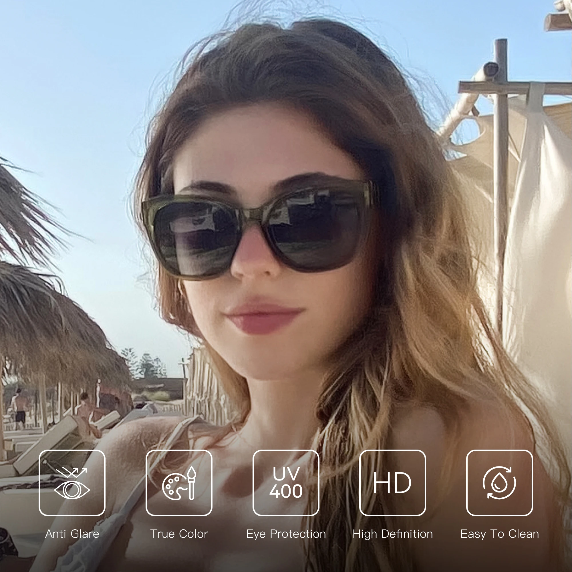 Chunky Butterfly Frame Sunglasses 1