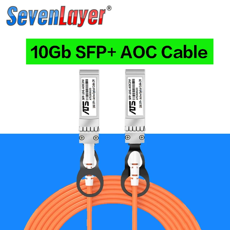 10G SFP+ AOC Cable OM2 10GBASE Active Optical SFP Cable for various Switches network Switch DAC multi mode Fiber Optic