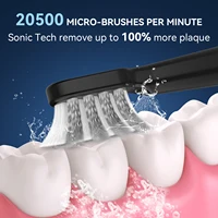 Sejoy Electric Toothbrush 5 Modes USB Rechargeable 12 Replacement Toothbrush Heads  Adult Ultrasonic Teeth Cleaning 2