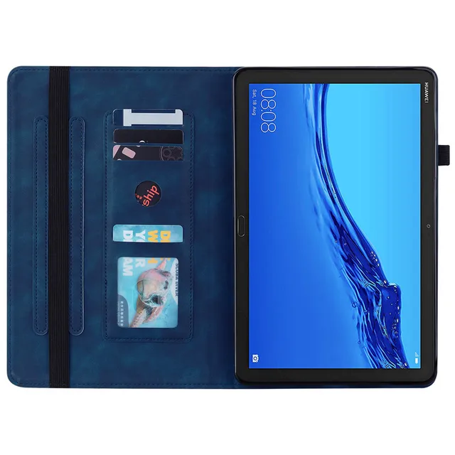 For Huawei MediaPad Media Pad M5 lite Case PU Leather Soft