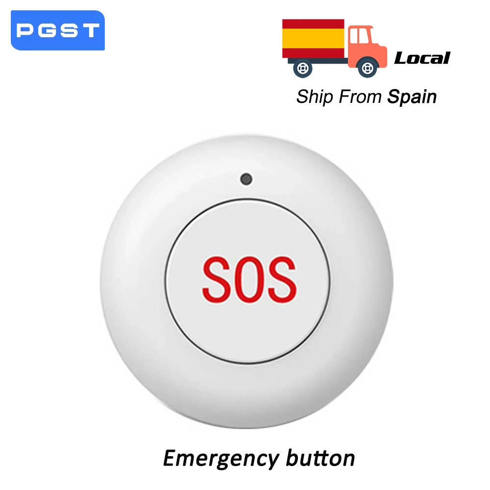Bouton d'urgence SOS PGST, bouton de panique, système d'alarme de Protection de sécurité domestique pour personnes âgées, connexion à un système d'alarme 1