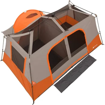 14' x 14' 11-Person Instant Cabin Tent with Private Room, 38.37 lbs 4